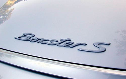 2000 Porsche Boxster S Rear Badging