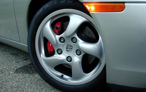 2000 Porsche Boxster S Wheel Detail