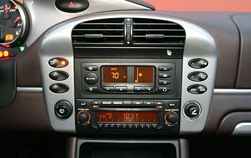 2004 Porsche Boxster S Center Console Detail