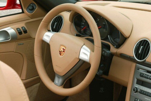 2007 Porsche Boxster Convertible Steering Wheel Detail