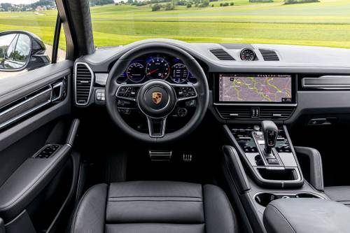 2021 Porsche Cayenne Coupe GTS 4dr SUV Steering Wheel Detail