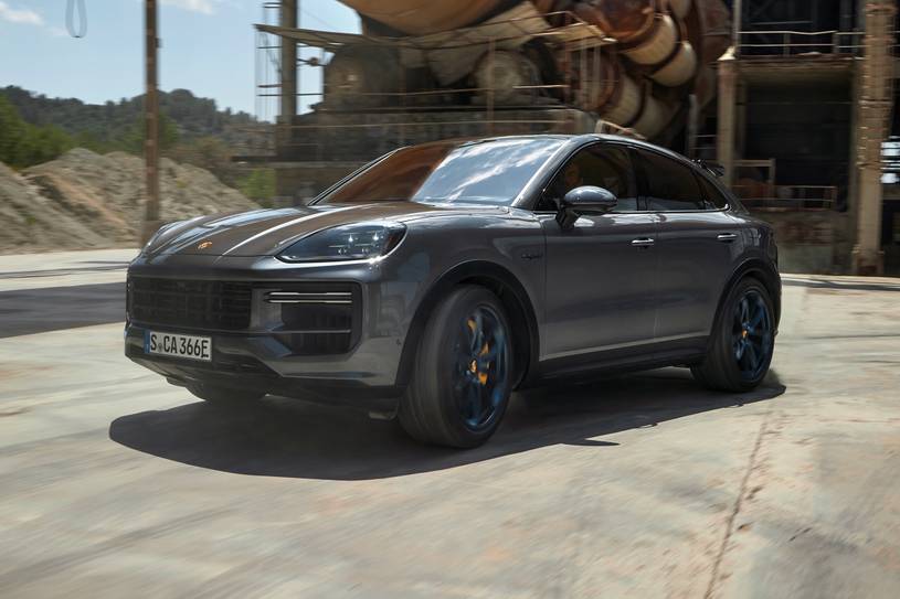 2024 Porsche Cayenne Coupe Turbo E-Hybrid 4dr SUV Exterior. GT Package Shown.