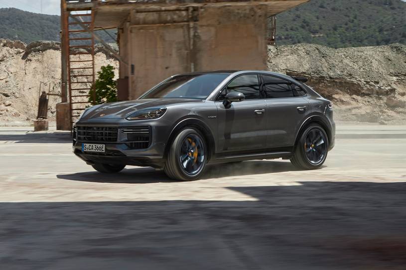 2024 Porsche Cayenne Coupe Turbo E-Hybrid 4dr SUV Exterior. GT Package Shown.