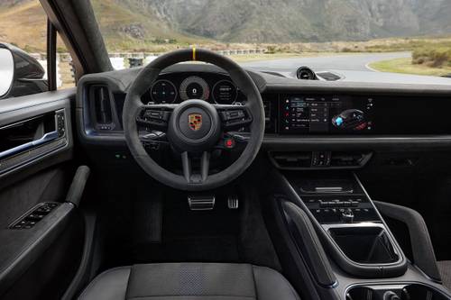 2024 Porsche Cayenne Coupe Turbo GT 4dr SUV Steering Wheel Detail
