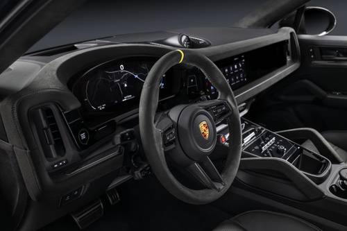 2024 Porsche Cayenne Coupe Turbo GT 4dr SUV Steering Wheel Detail