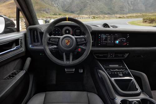 2025 Porsche Cayenne Coupe Turbo GT 4dr SUV Steering Wheel Detail