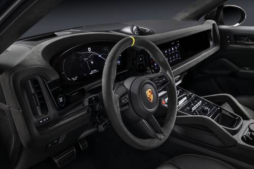 2025 Porsche Cayenne Coupe Turbo GT 4dr SUV Steering Wheel Detail