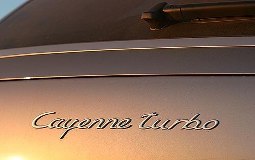 2004 Porsche Cayenne Turbo Rear Badging
