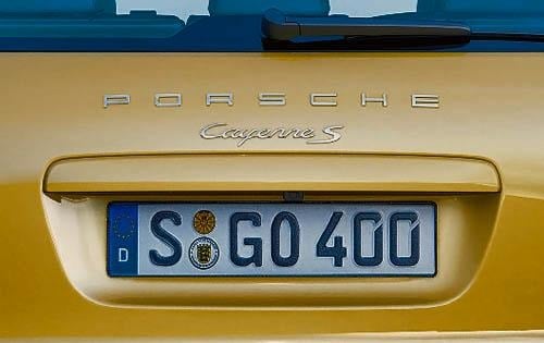 2011 Porsche Cayenne S Rear Badging