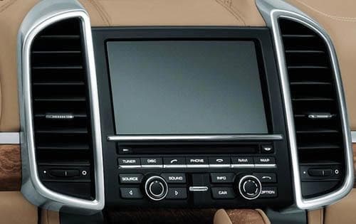 2012 Porsche Cayenne Navigation System Detail