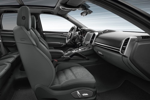 2017 Porsche Cayenne Platinum Edition 4dr SUV Interior Shown