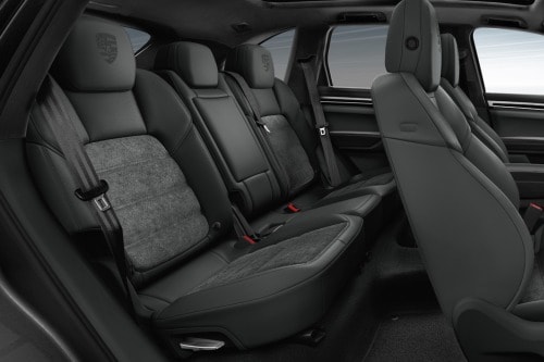 2017 Porsche Cayenne Platinum Edition 4dr SUV Rear Interior Shown