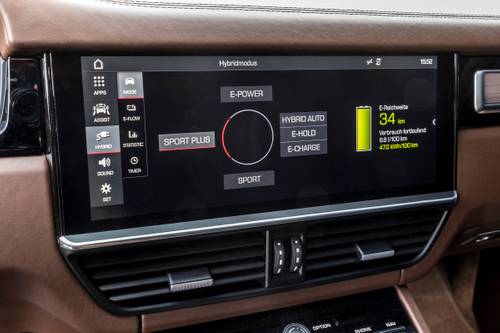 Porsche Cayenne E-Hybrid 4dr SUV Center Console