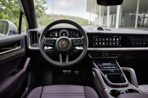 2024 Porsche Cayenne S E-Hybrid 4dr SUV Steering Wheel Detail