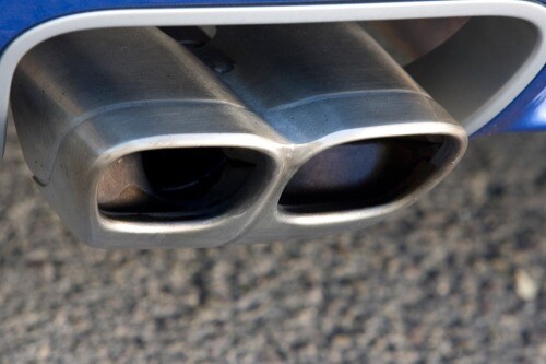 2007 Porsche Cayman S Coupe Exhaust Tip Detail