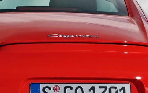 2010 Porsche Cayman Rear Badging