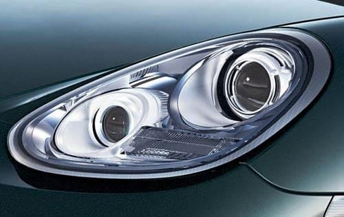 2010 Porsche Cayman S Headlamp Detail