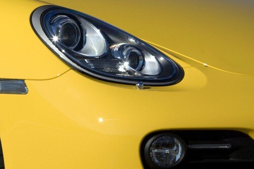 2010 Porsche Cayman Headlamp Detail