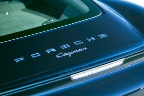 2014 Porsche Cayman Coupe Rear Badge