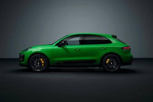 Porsche Macan GTS 4dr SUV Profile. Sport Package Shown.