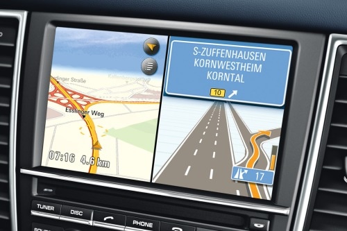 2010 Porsche Panamera Turbo Sedan Navigation System