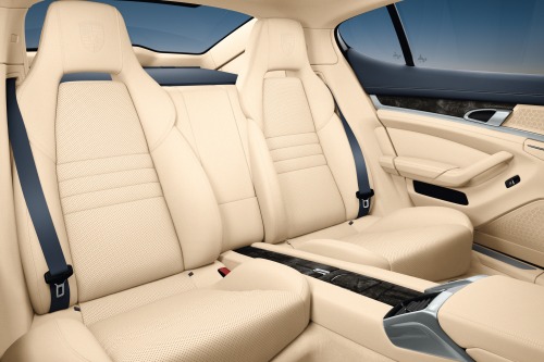 2010 Porsche Panamera Turbo Sedan Rear Interior