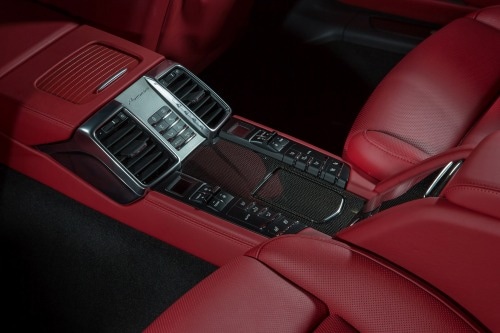2015 Porsche Panamera Turbo Executive Sedan Rear Center Console