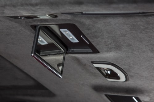 2015 Porsche Panamera Turbo Executive Sedan Rear Vanity Mirror Detail