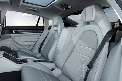 2019 Porsche Panamera Turbo Executive Sedan Rear Interior Shown