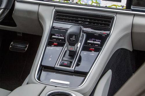 2019 Porsche Panamera Turbo Sedan Shifter Shown