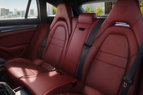 2019 Porsche Panamera Turbo Sport Turismo Wagon Rear Interior Shown