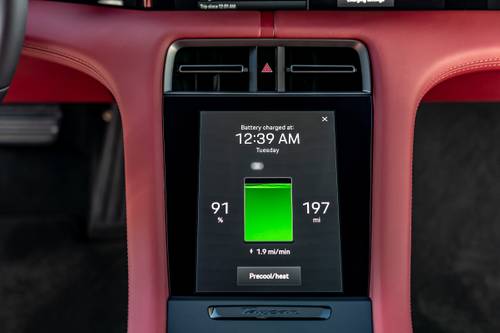 2020 Porsche Taycan 4S Sedan Center Console
