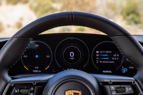2020 Porsche Taycan 4S Sedan Gauge Cluster