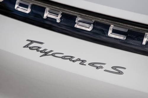 2020 Porsche Taycan 4S Sedan Rear Badge