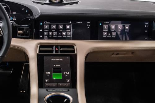2020 Porsche Taycan Turbo Sedan Center Console