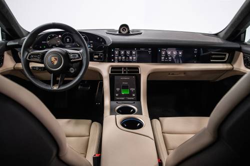 2020 Porsche Taycan Turbo Sedan Dashboard Shown