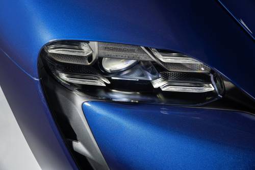 2020 Porsche Taycan Turbo Sedan Headlamp Detail