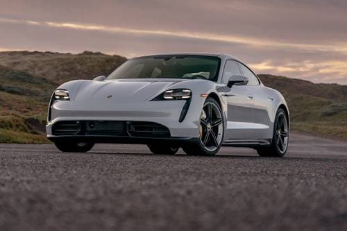 2021 Porsche Taycan Turbo S Sedan Exterior Shown