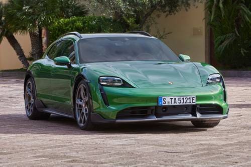 2021 Porsche Taycan Turbo S Cross Turismo Wagon Exterior Shown