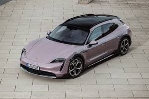 2022 Porsche Taycan 4 Cross Turismo Wagon Exterior Shown