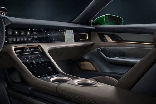 2022 Porsche Taycan Turbo S Cross Turismo Wagon Interior Detail