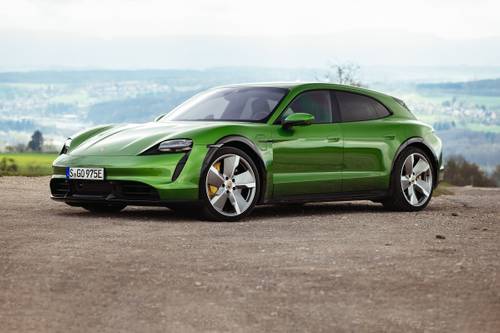 2022 Porsche Taycan Turbo S Cross Turismo Wagon Exterior Shown