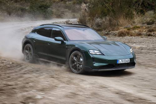 2025 Porsche Taycan Turbo Cross Turismo Wagon Exterior Shown