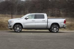 2022 Ram 1500 Limited Crew Cab Pickup Profile Shown