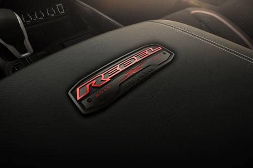 2025 Ram 1500 Rebel Crew Cab Pickup Interior Detail. Rebel X Package Shown.