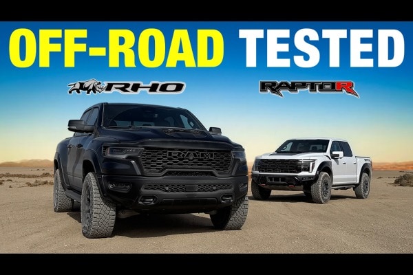 Ford F-150 Raptor R vs. Ram 1500 RHO | Which Super Truck Is King? | Off-Road Comparison Test