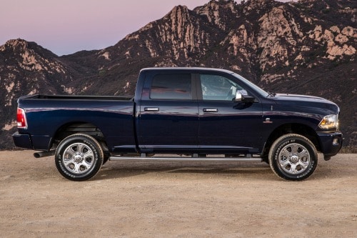 2015 Ram 2500 Limited Crew Cab Pickup Profile. Options Shown.