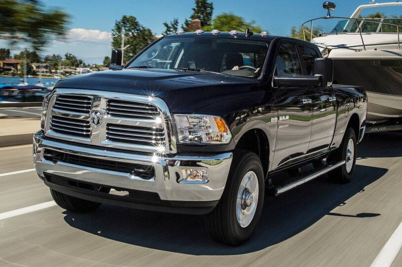 2016 Ram 2500 Big Horn Crew Cab Pickup with Options Shown.