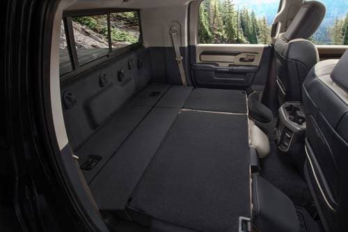 Ram 3500 Limited Crew Cab Pickup Rear Seats Down