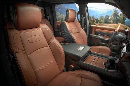 Ram 3500 Longhorn Crew Cab Pickup Interior Detail